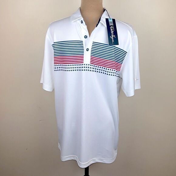 Walter Hagen Other - NWT Walter Hagen American Flag Golf polo size small